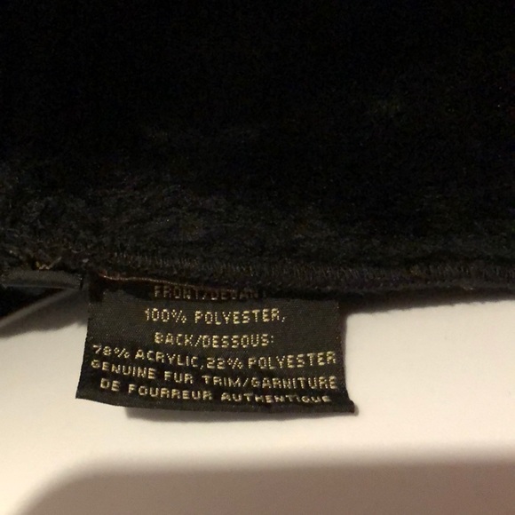 Dana Buchman faux shearling w/ real fur collar - Picture 4 of 7